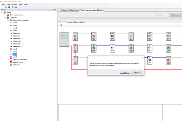 How to auto address loop units with isolators