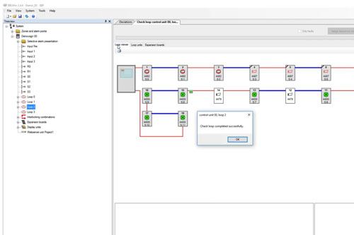 How to auto address loop units with isolators