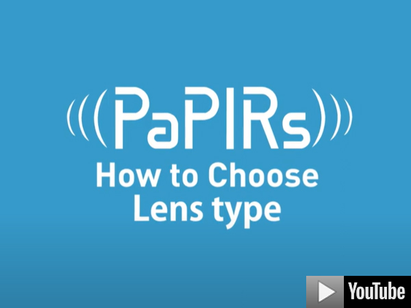 PaPIRs -How to Choose Lens type