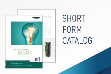 Short-Form-Catalog for batteries